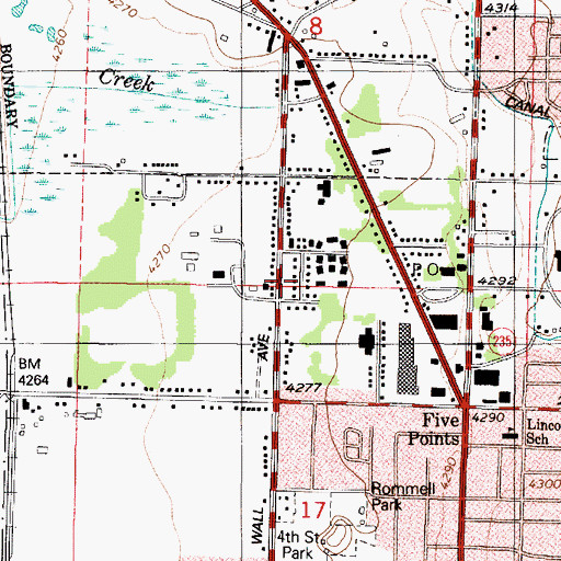 Topographic Map of Parkwood Estates, UT