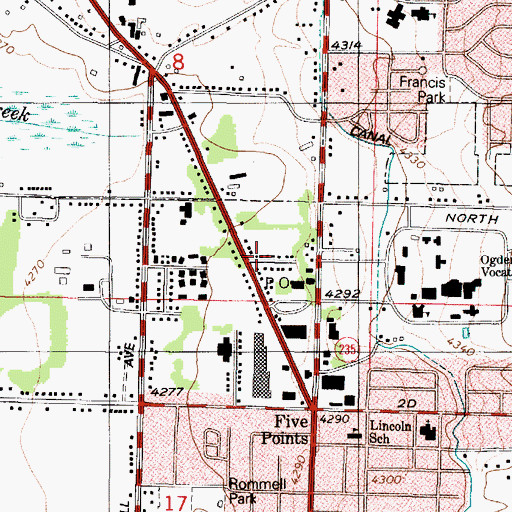 Topographic Map of Cropseys Addition Three, UT