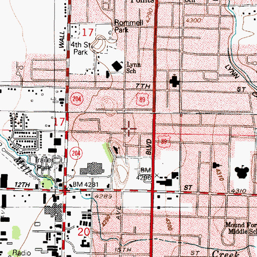 Topographic Map of White Addition, UT