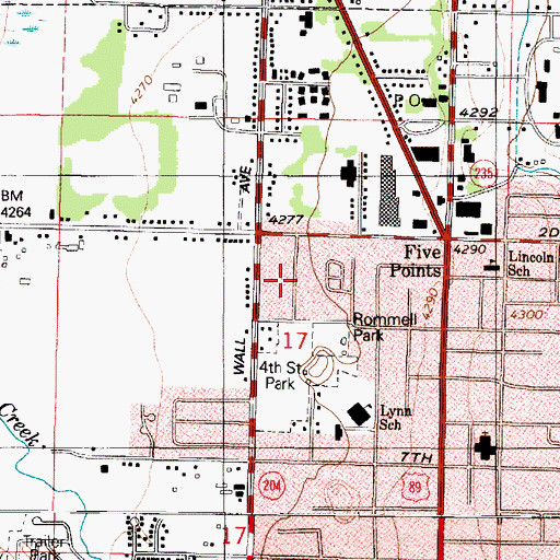 Topographic Map of Walnut Hill Addition, UT