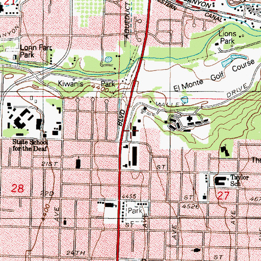 Topographic Map of City View Addition, UT