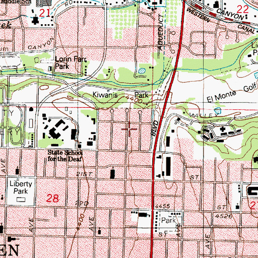 Topographic Map of Arlington Heights, UT