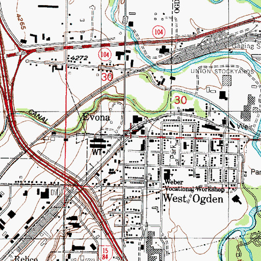 Topographic Map of Montrose Addition, UT
