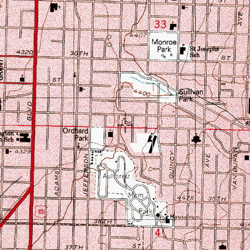 Topographic Map of Belnap Addition, UT