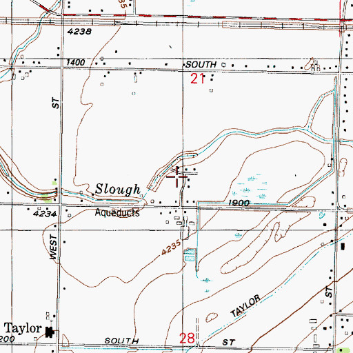 Topographic Map of DeGiorgio, UT