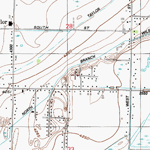 Topographic Map of Willow Wood, UT
