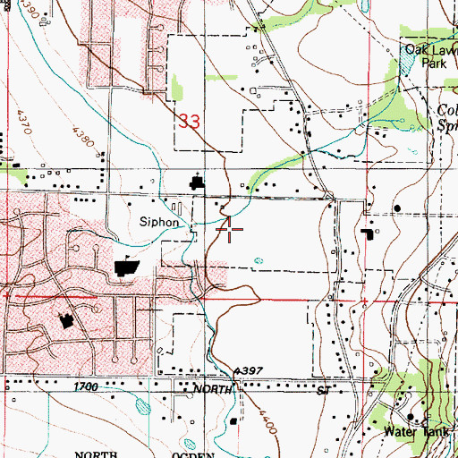 Topographic Map of Stone Creek, UT