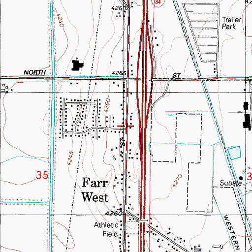 Topographic Map of Allen Taylor, UT