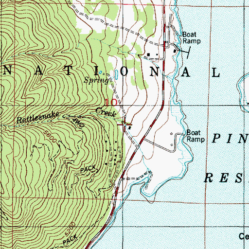 Topographic Map of Pine View West, UT