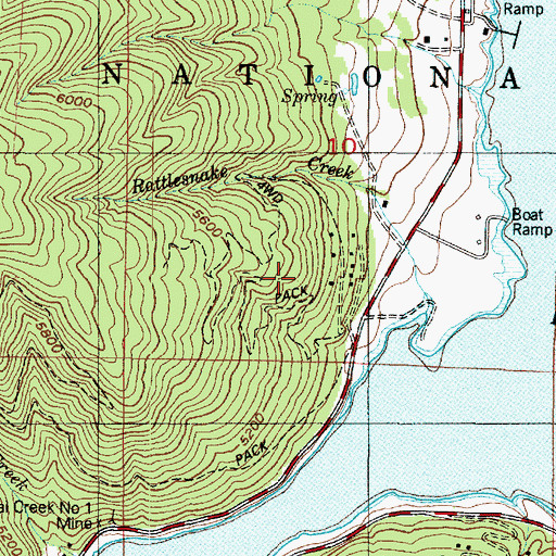 Topographic Map of Spurlock, UT
