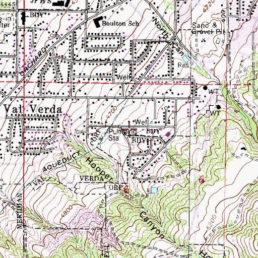 Topographic Map of Co Rae, UT
