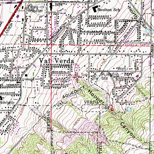 Topographic Map of Horsely, UT