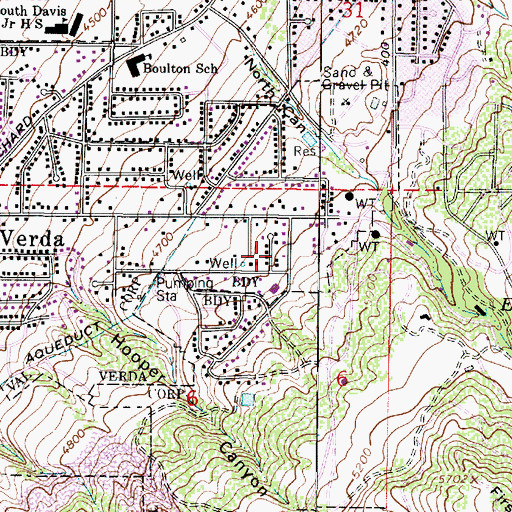 Topographic Map of Stanley Circle, UT
