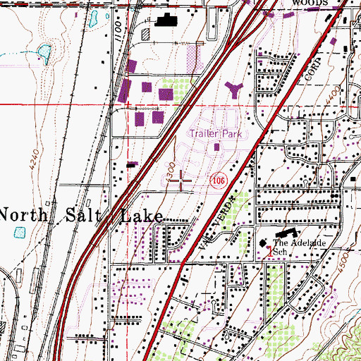 Topographic Map of Wilson, UT