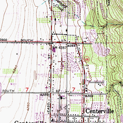 Topographic Map of Bonito Verde, UT