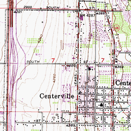Topographic Map of L Marlene Villa, UT
