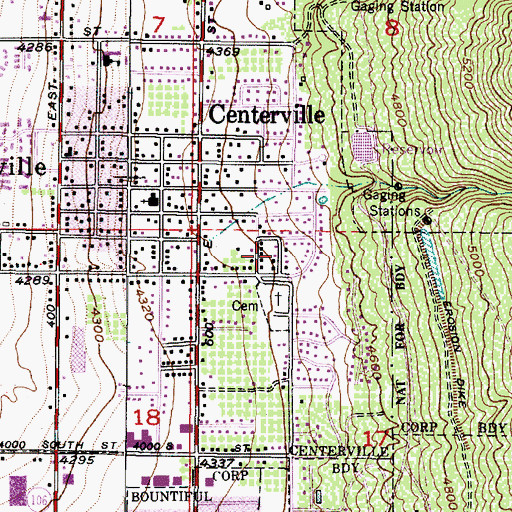 Topographic Map of Major, UT