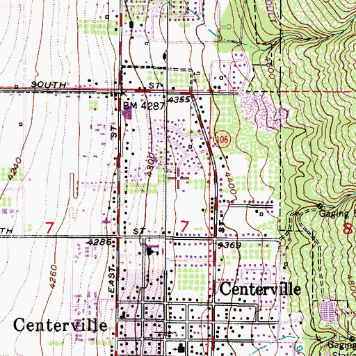 Topographic Map of Smith, UT