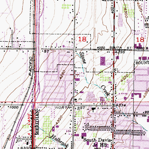 Topographic Map of Arcadia, UT