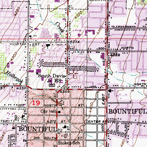 Topographic Map of Campbell, UT