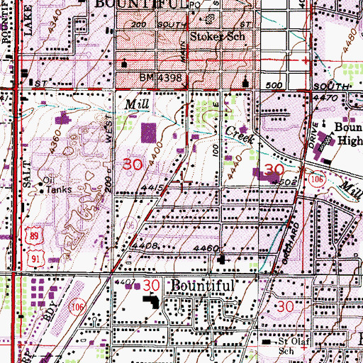 Topographic Map of Croper, UT