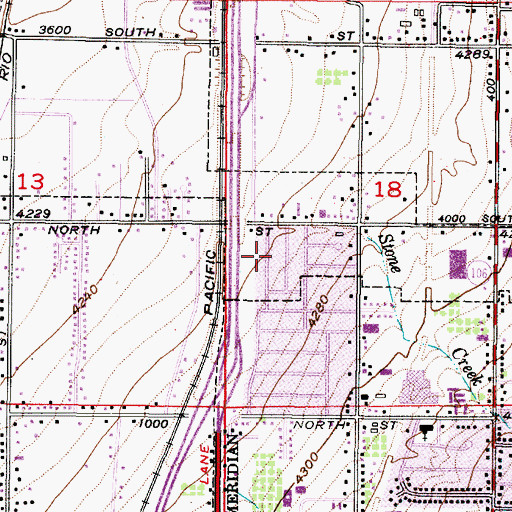 Topographic Map of Gold, UT