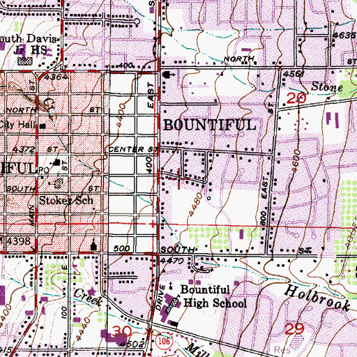 Topographic Map of Briggs, UT