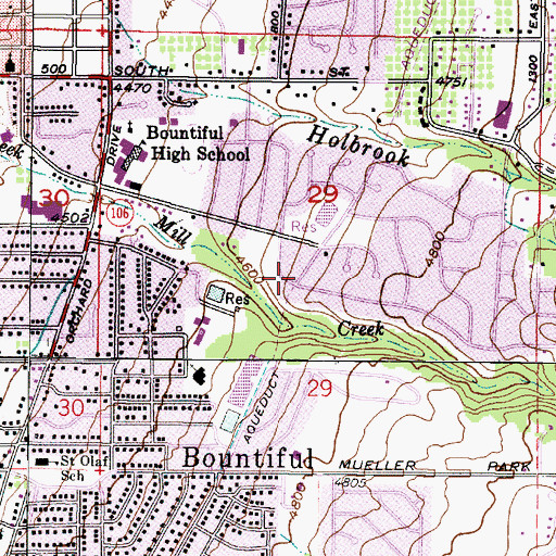 Topographic Map of Canyon Rim, UT
