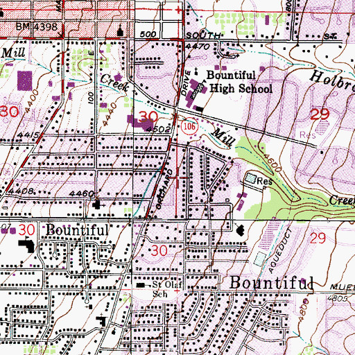 Topographic Map of Ezra Clark, UT