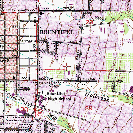 Topographic Map of Gale, UT