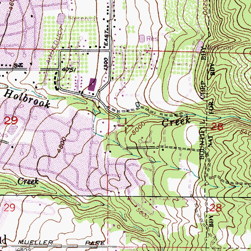Topographic Map of Lakeview Terrace, UT