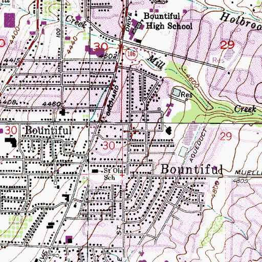 Topographic Map of Nelson, UT
