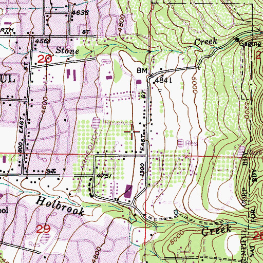 Topographic Map of Summers, UT