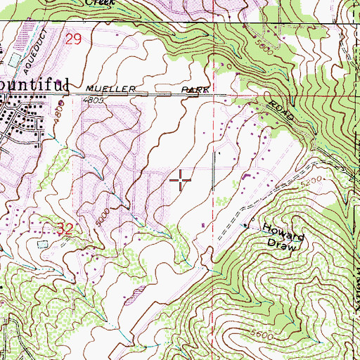 Topographic Map of Golf Course Estates, UT