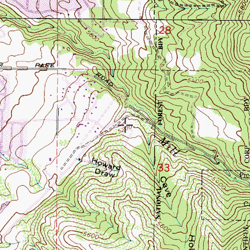 Topographic Map of High Pointe, UT