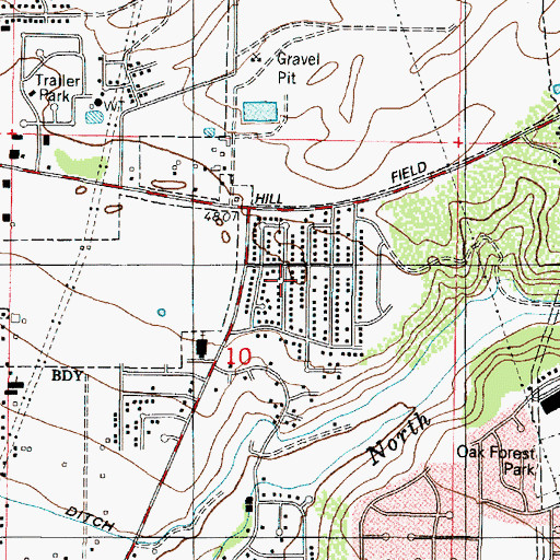 Topographic Map of Avion Vista, UT