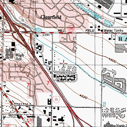 Topographic Map of Phyllis, UT