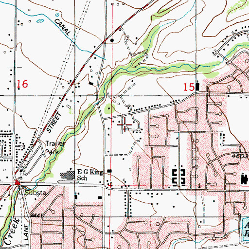 Topographic Map of Cherry Lane Heights, UT