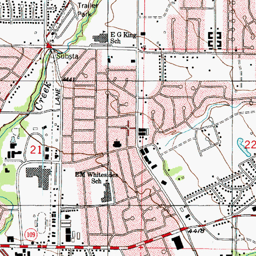 Topographic Map of Church Hills, UT