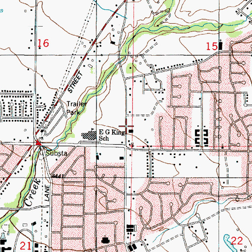 Topographic Map of Farifield Park, UT