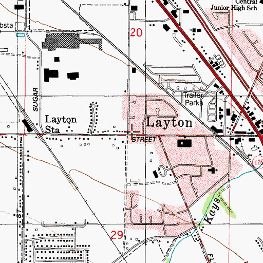Topographic Map of Jo Lu, UT