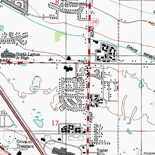 Topographic Map of Meadowbrook Hollow, UT