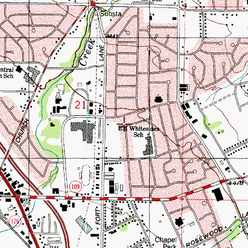 Topographic Map of Rosmait Park, UT