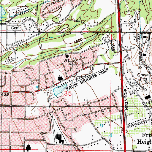 Topographic Map of Brook Haven, UT