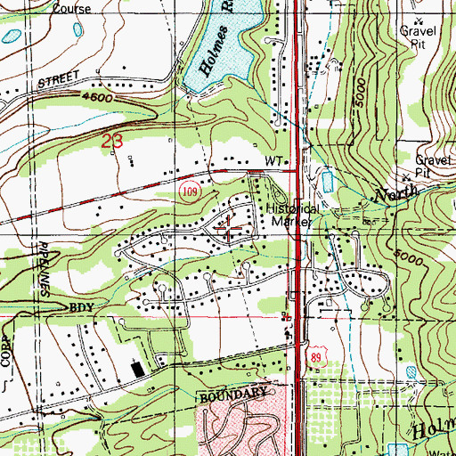 Topographic Map of Fernwood Hollow, UT