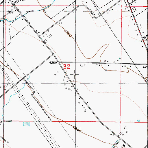 Topographic Map of Island View Acres, UT