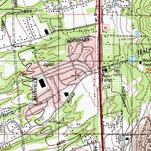 Topographic Map of King Clarion Hills, UT