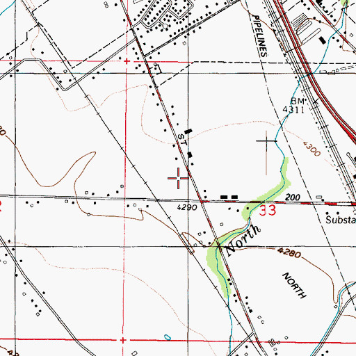 Topographic Map of Phillips, UT