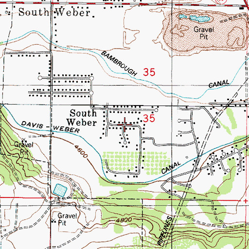 Topographic Map of Koziar Hills, UT