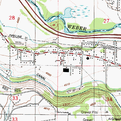 Topographic Map of Lester, UT